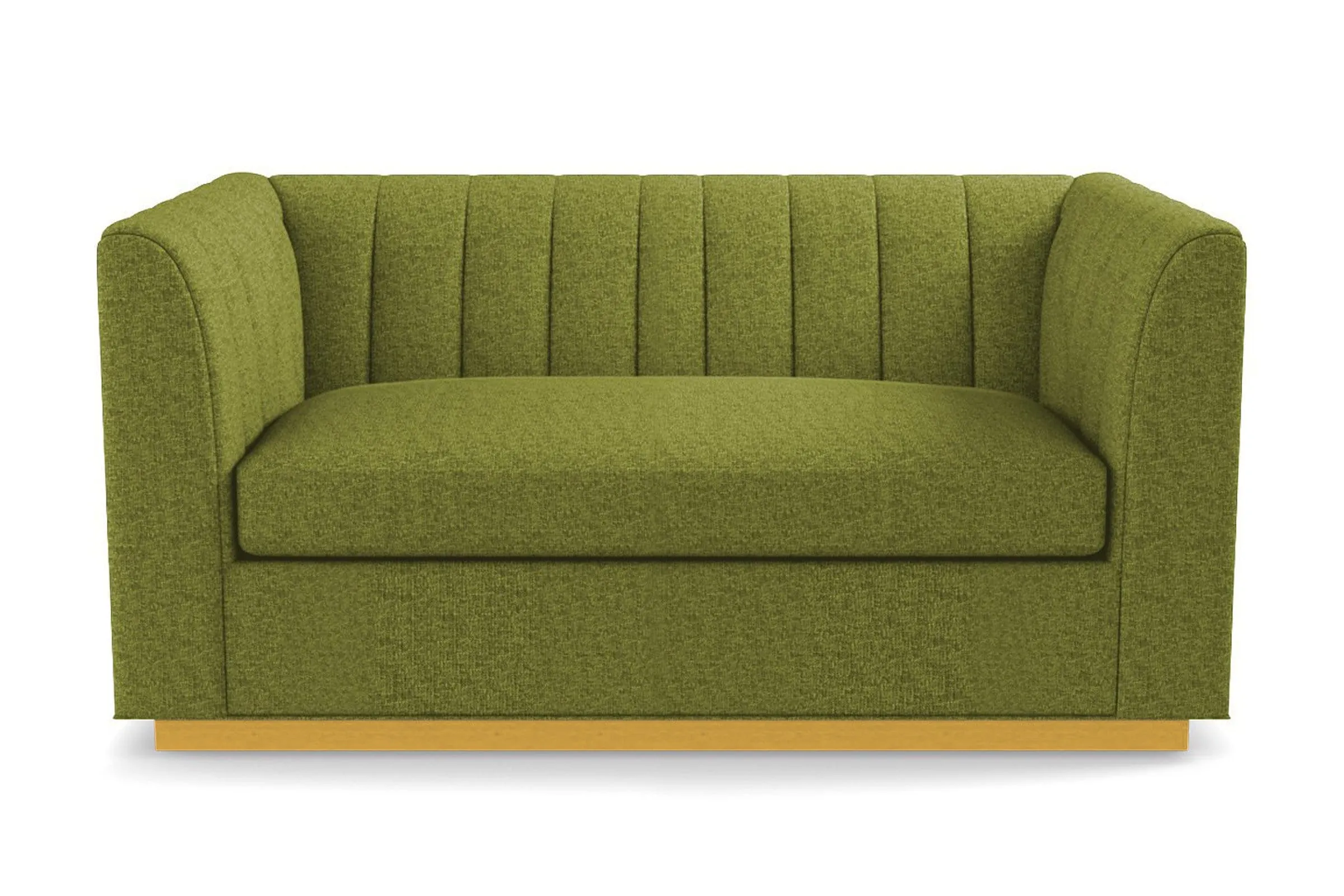 Nora Apartment Size Sleeper Sofa Bed :: Leg Finish: Natural / Sleeper Option: Memory Foam Mattress