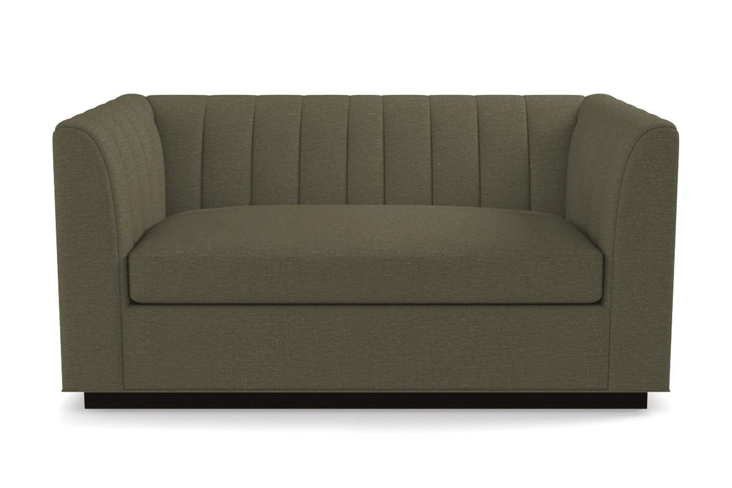 Nora Twin Size Sleeper Sofa Bed :: Leg Finish: Espresso / Sleeper Option: Deluxe Innerspring Mattress