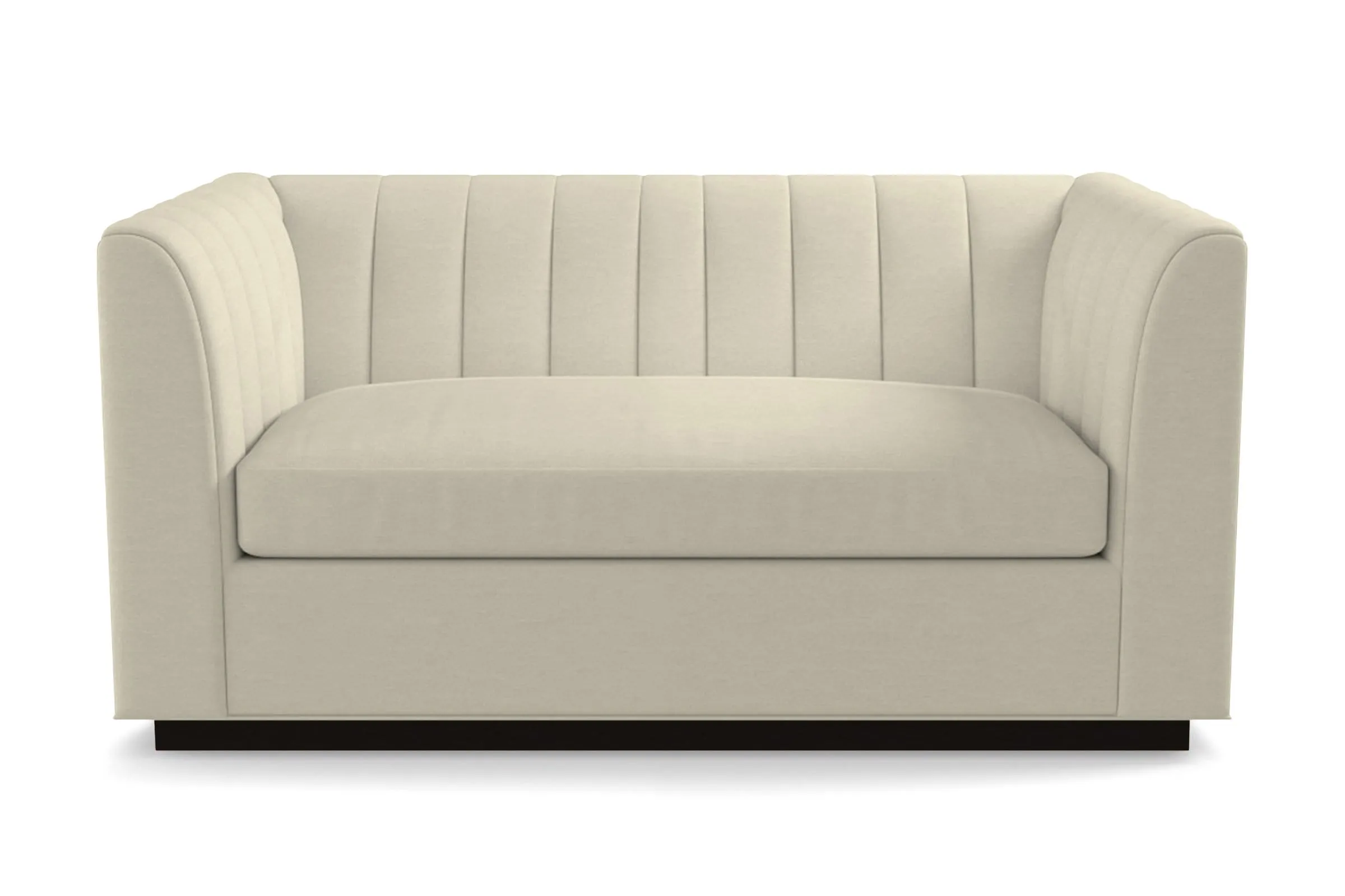 Nora Twin Size Sleeper Sofa Bed :: Leg Finish: Espresso / Sleeper Option: Deluxe Innerspring Mattress