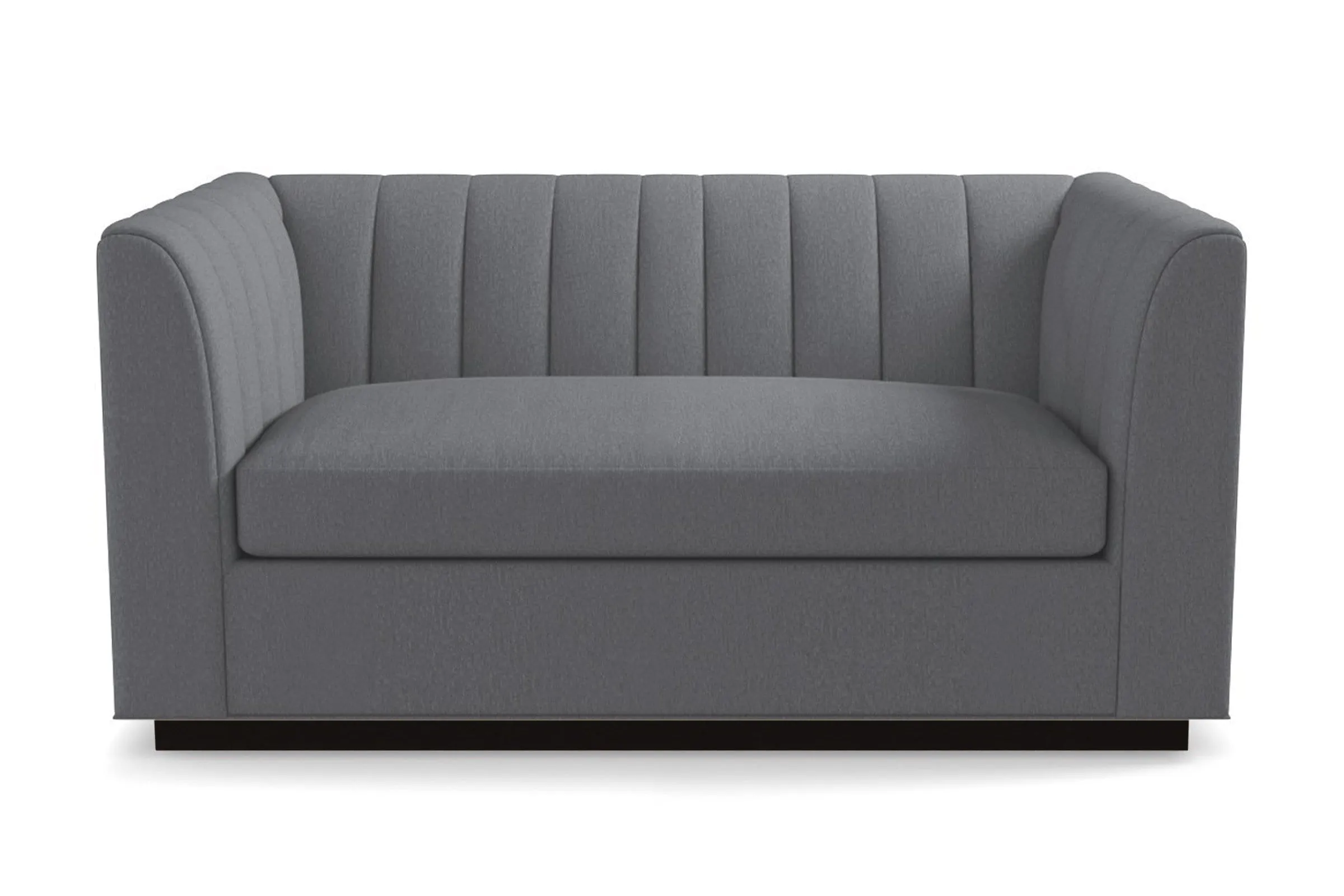 Nora Twin Size Sleeper Sofa Bed :: Leg Finish: Espresso / Sleeper Option: Memory Foam Mattress