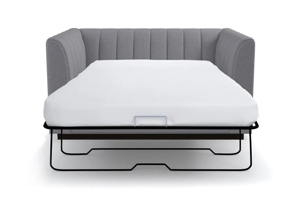 Nora Twin Size Sleeper Sofa Bed :: Leg Finish: Espresso / Sleeper Option: Memory Foam Mattress