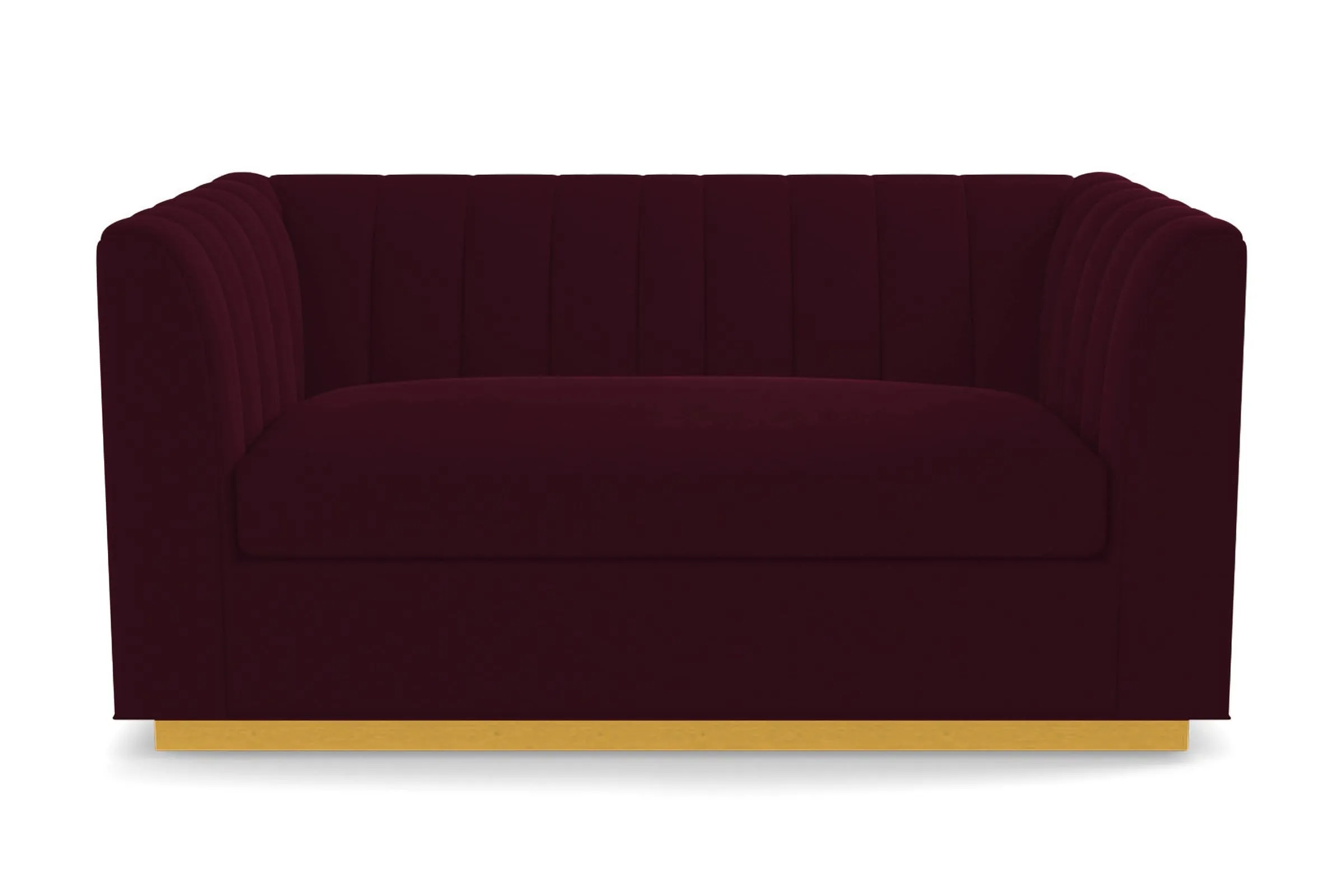 Nora Twin Size Sleeper Sofa Bed :: Leg Finish: Natural / Sleeper Option: Memory Foam Mattress