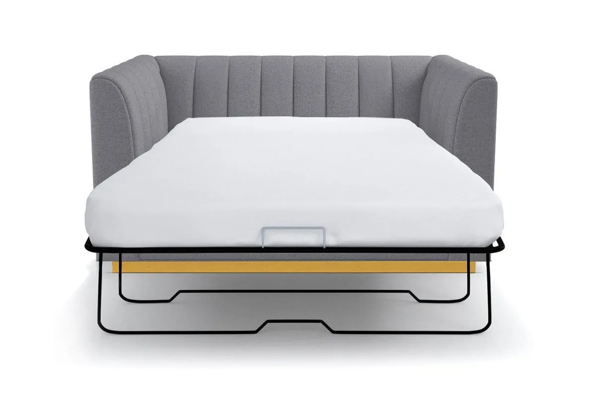 Nora Twin Size Sleeper Sofa Bed :: Leg Finish: Natural / Sleeper Option: Memory Foam Mattress