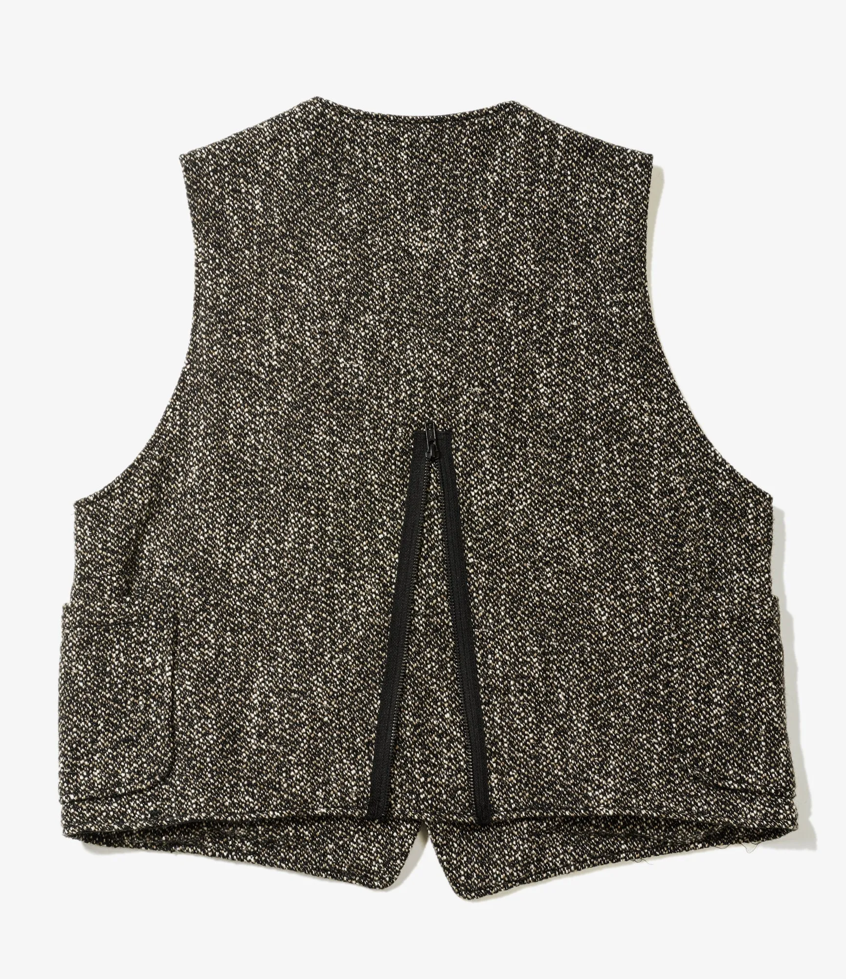 ODD Vest – Brown/Black Homespun Wool