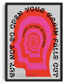 Open mind Standard Poster