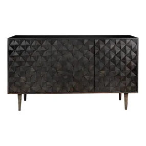 Pablo 3 Door Sideboard Black