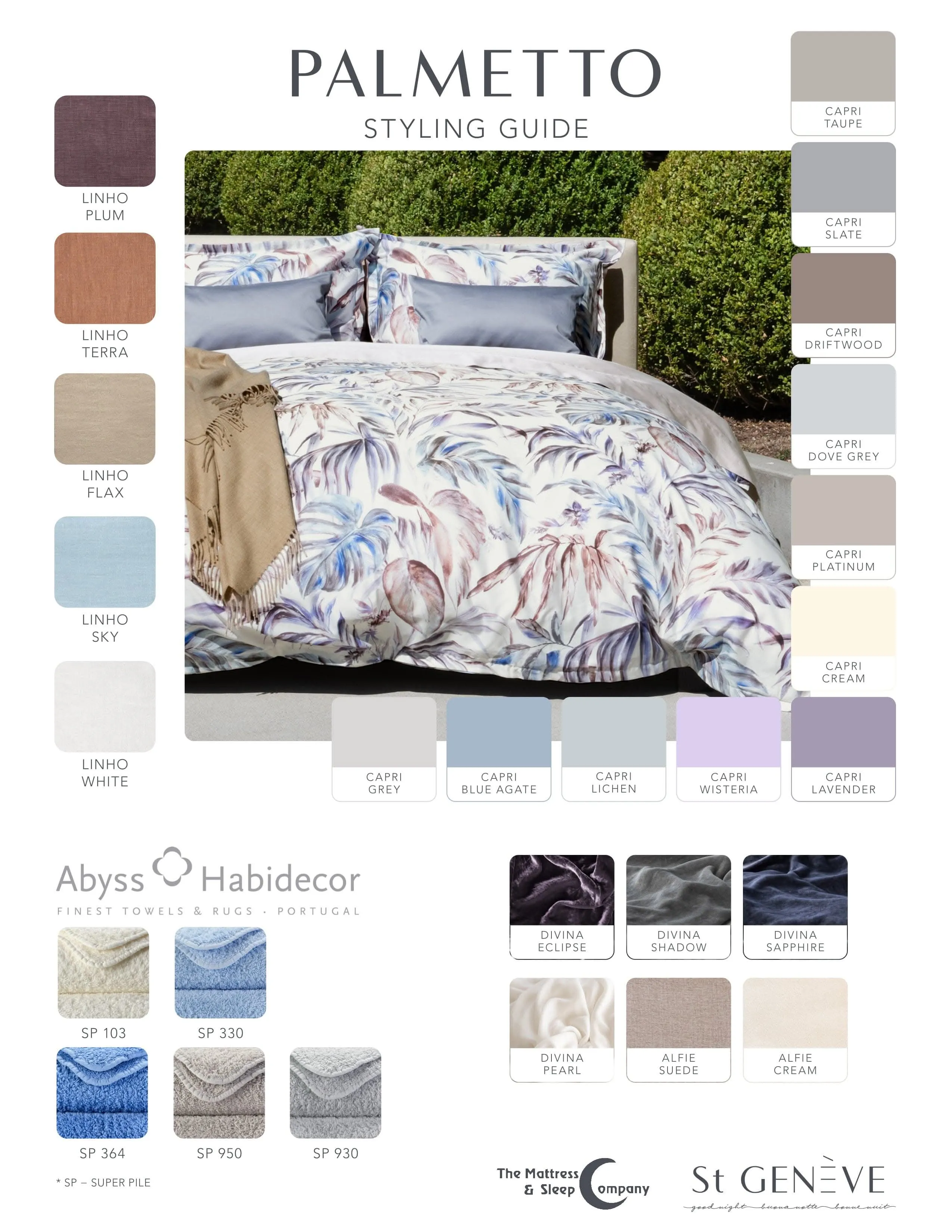 Palmetto Duvet Covers