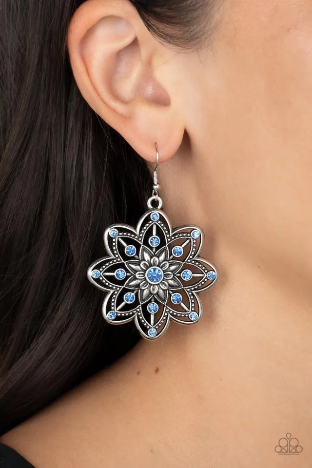 Paparazzi Earring ~ Prismatic Perennial - Blue