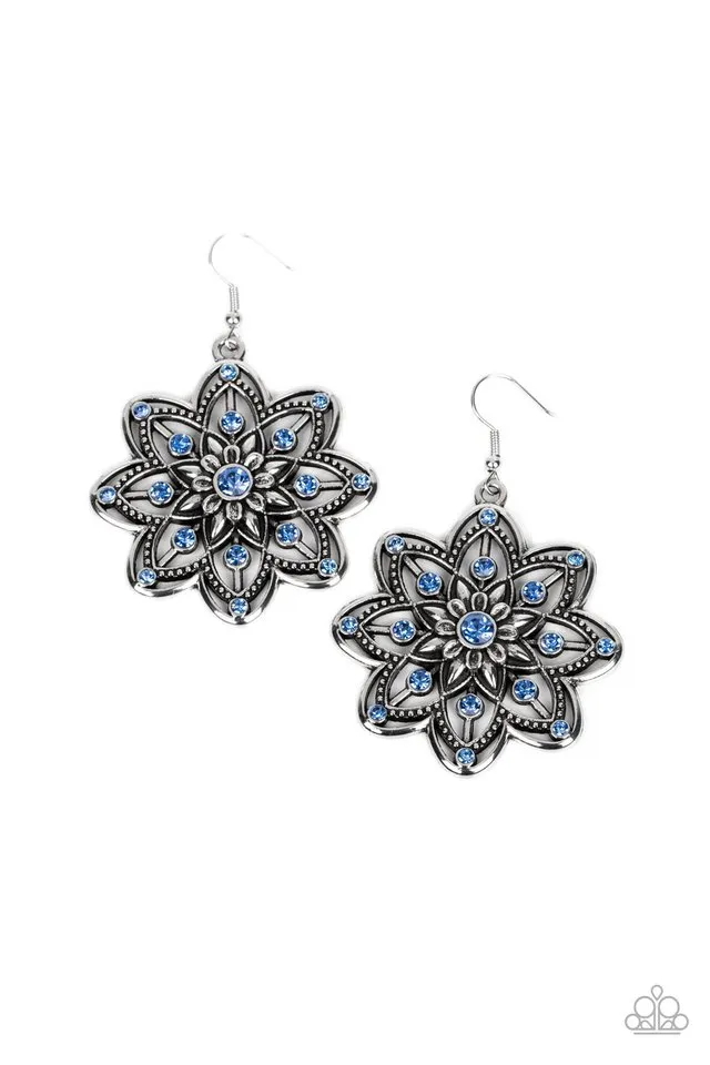 Paparazzi Earring ~ Prismatic Perennial - Blue