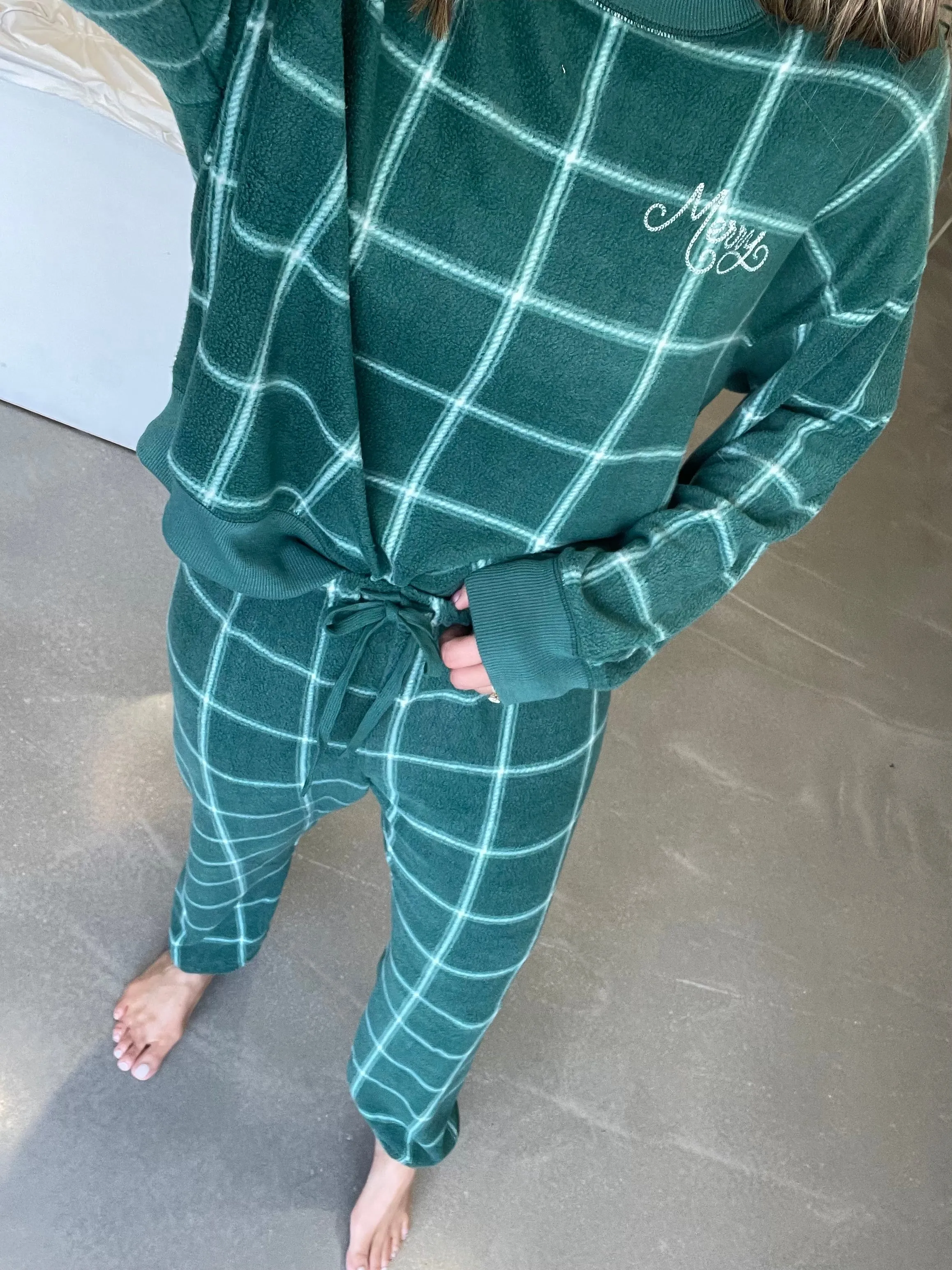 Plaid Jogger