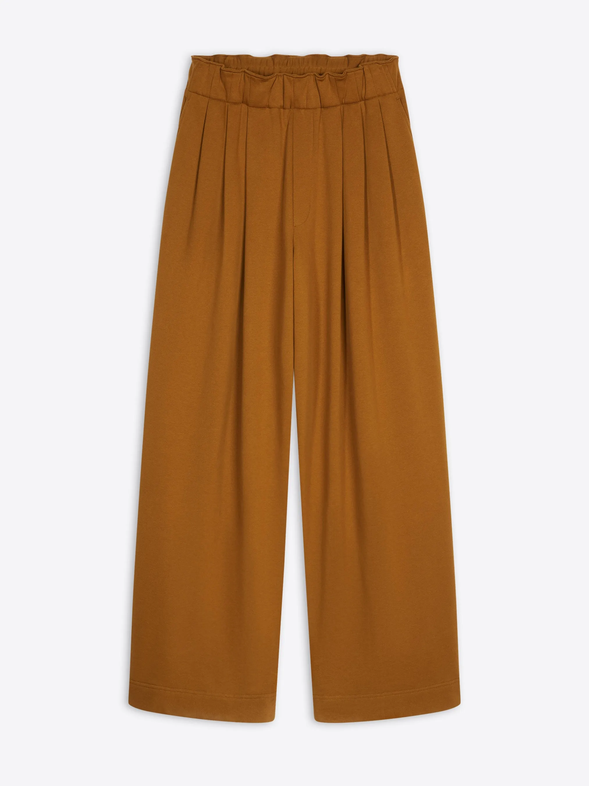 Pleated sweatpants