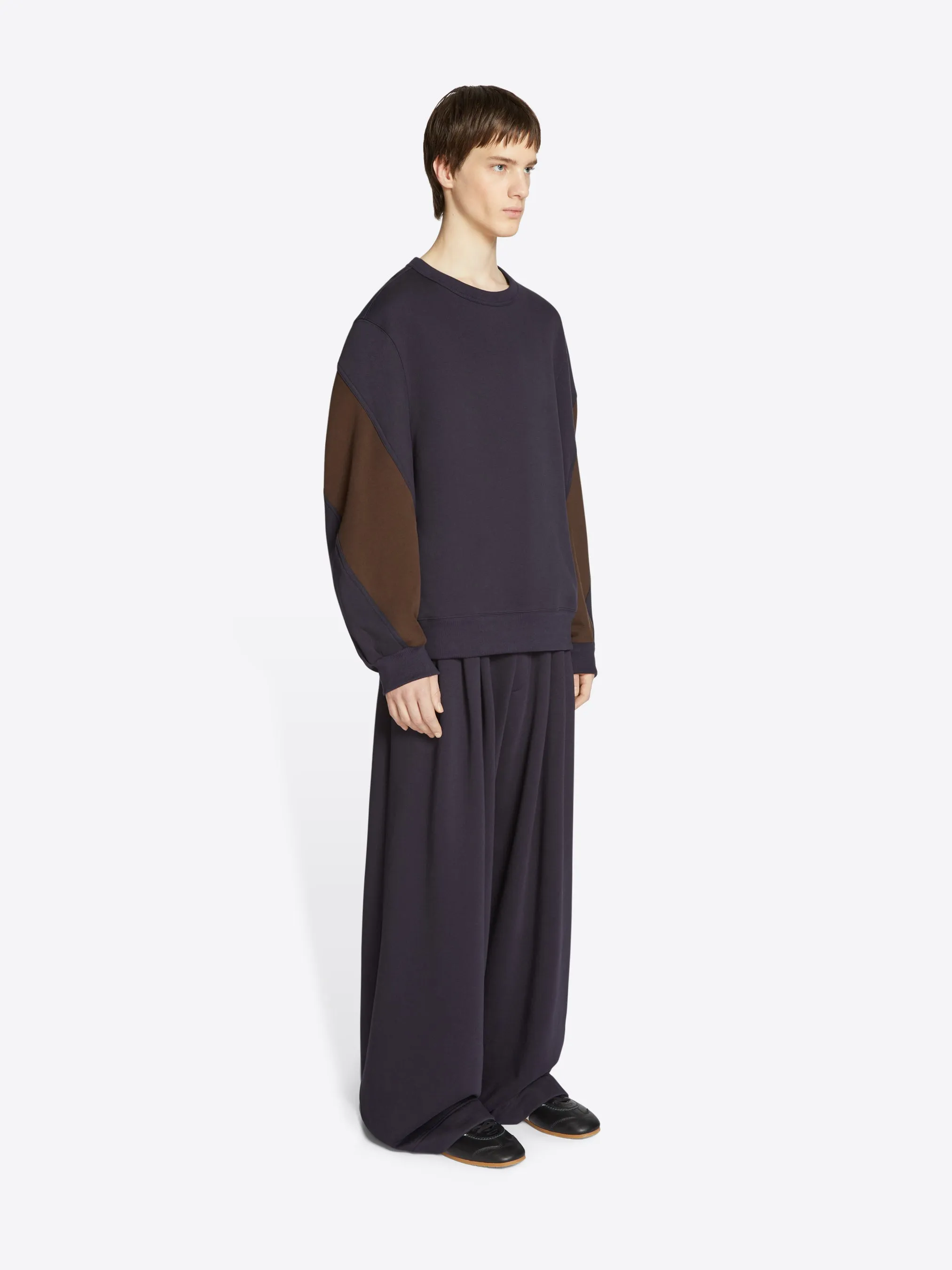 Pleated sweatpants