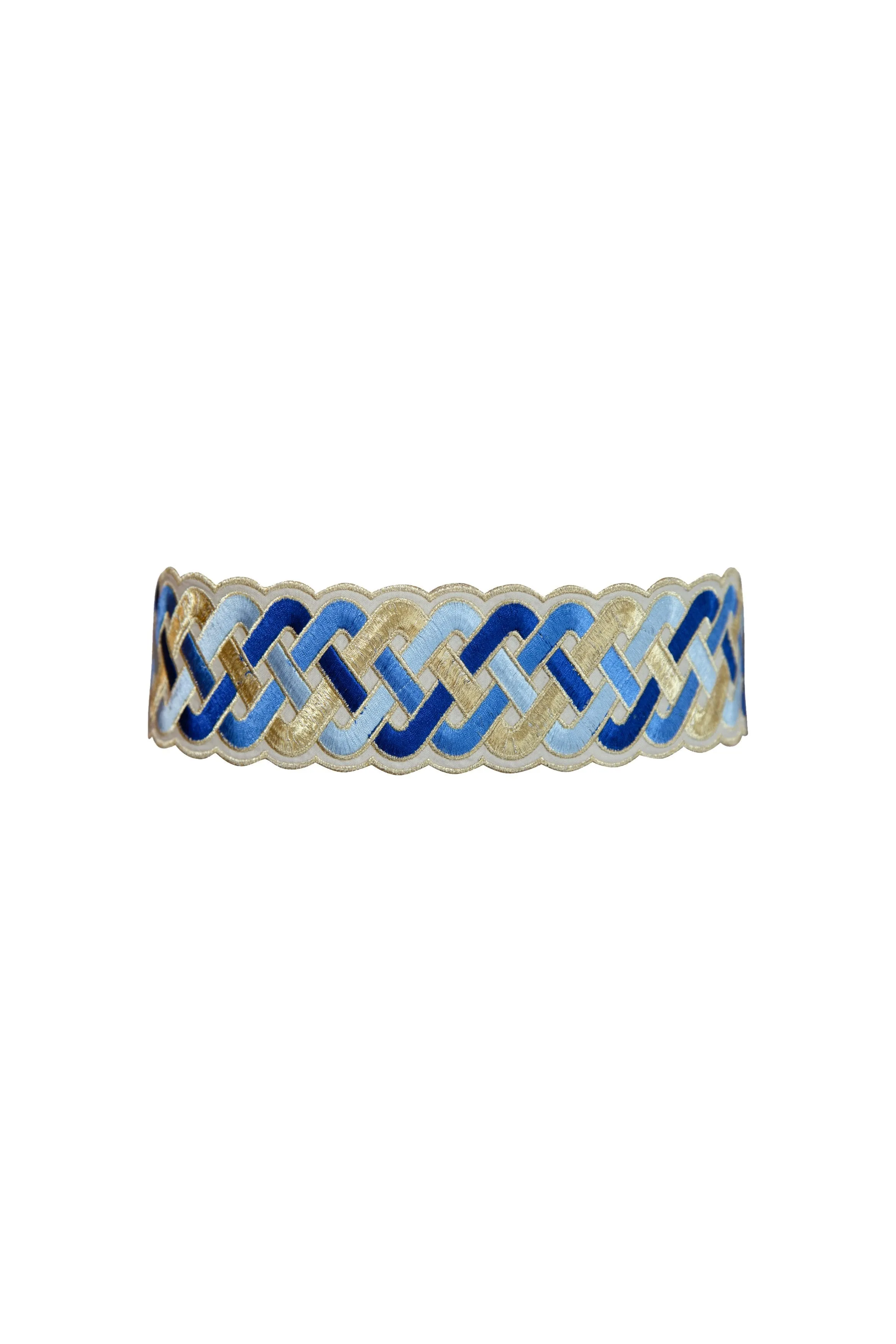 Sand Gisou Belt - Gold & Blue