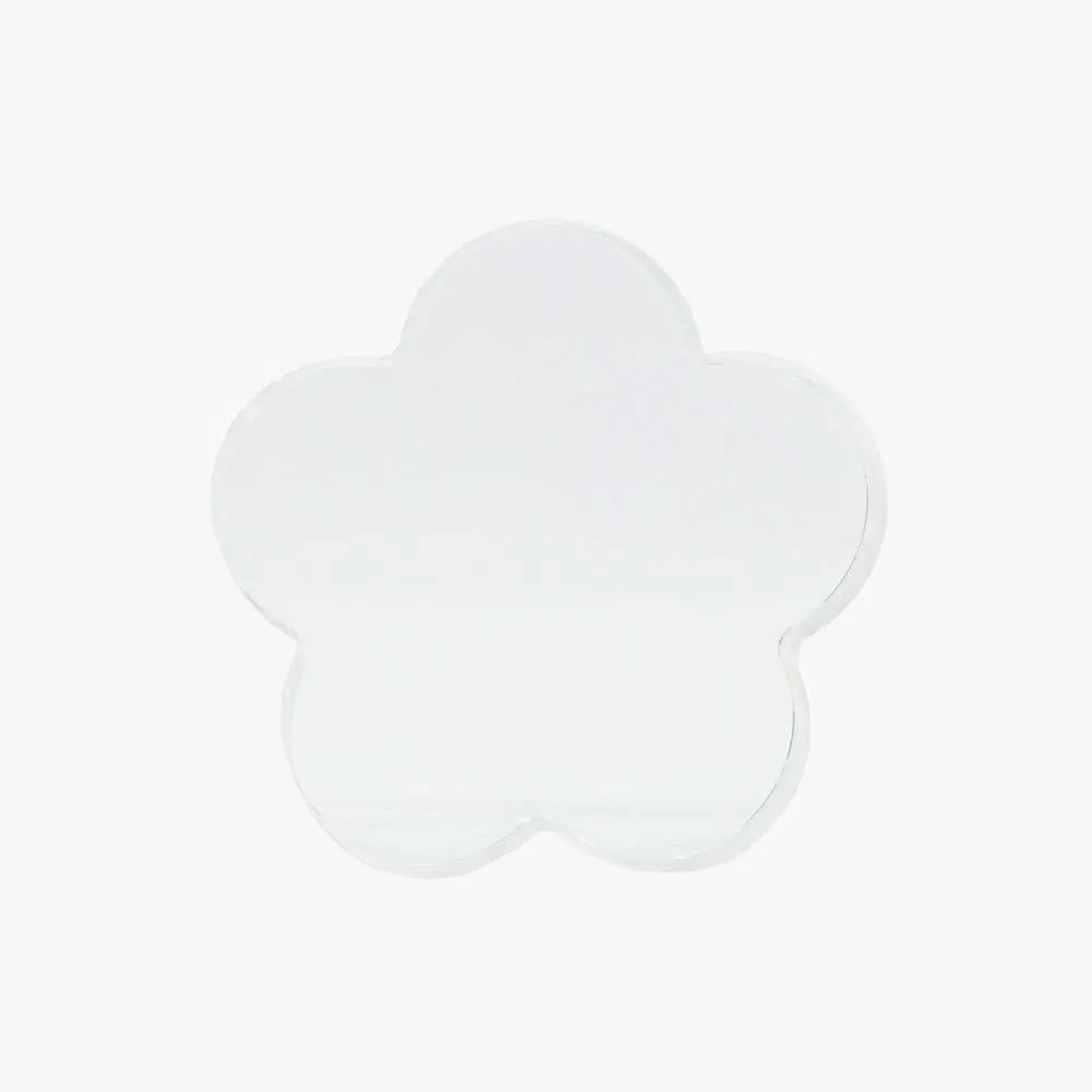 Scalloped Flower Edge Acrylic Styling Prop Block 8cm/3.1" For Photography & Flat Lays