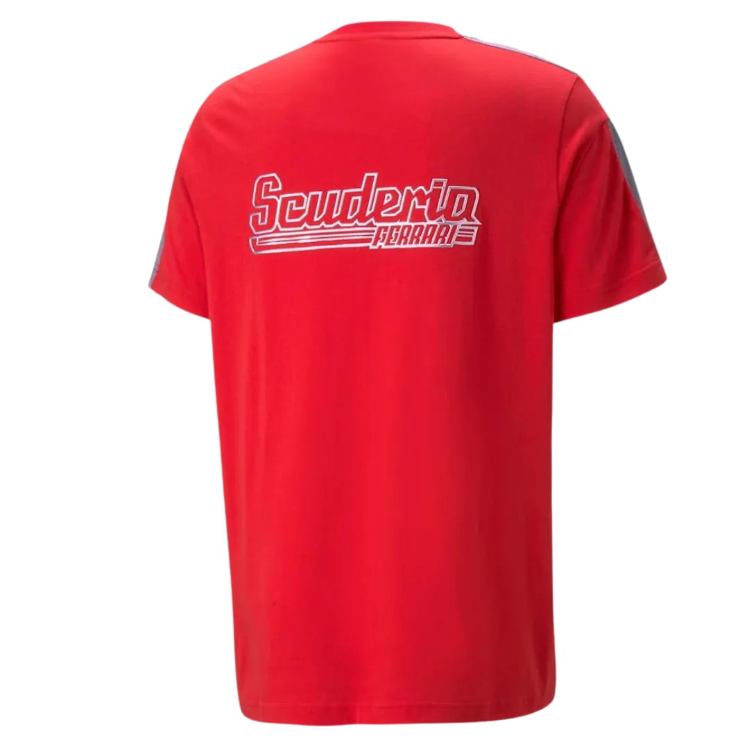 Scuderia Ferrari Race MT7 Monochromatic T-shirt Adult - Red