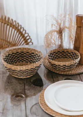 Sea Grass Decorative Bowls - Set of Two