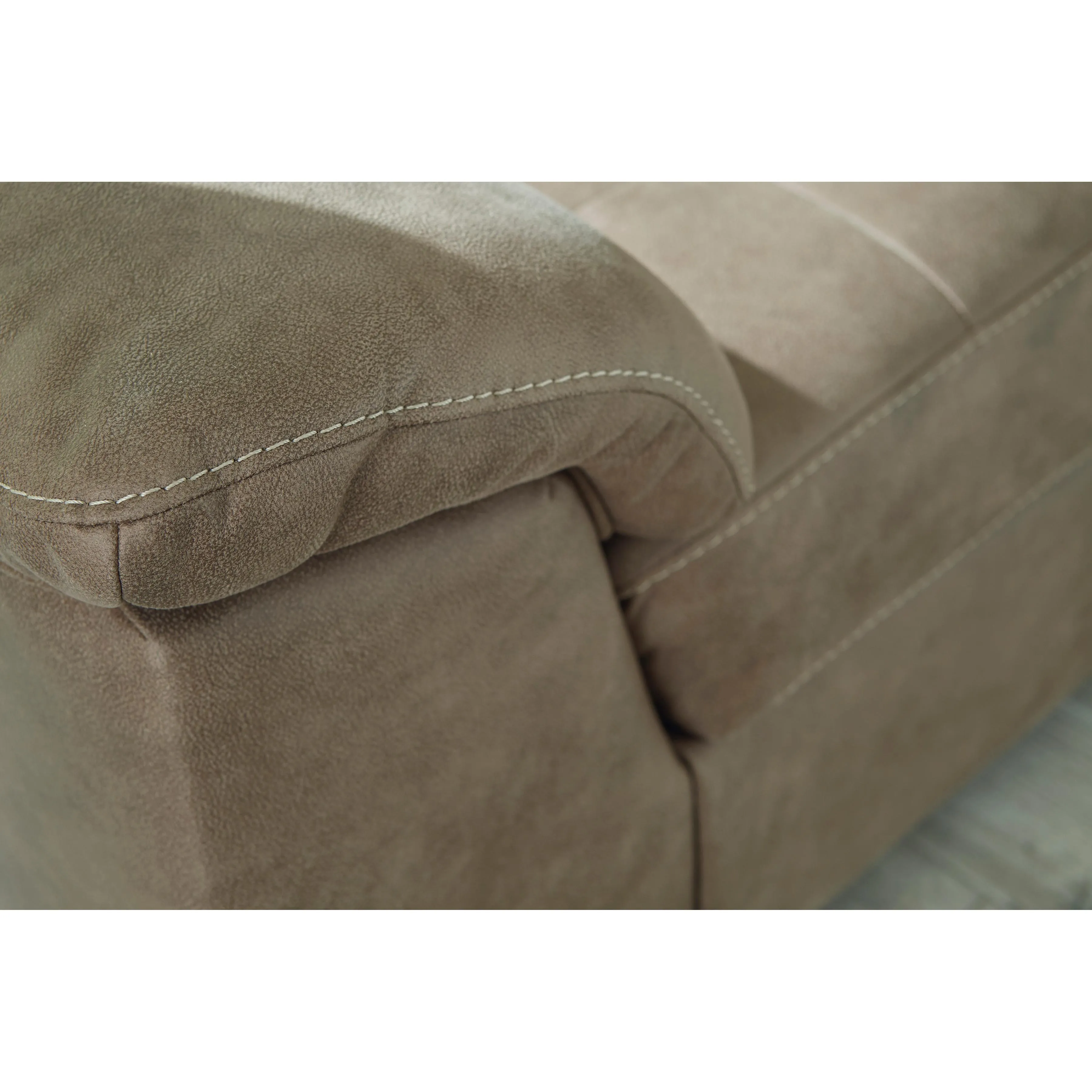 Signature Design by Ashley Maderla Stationary Leather Look Sofa 6200338