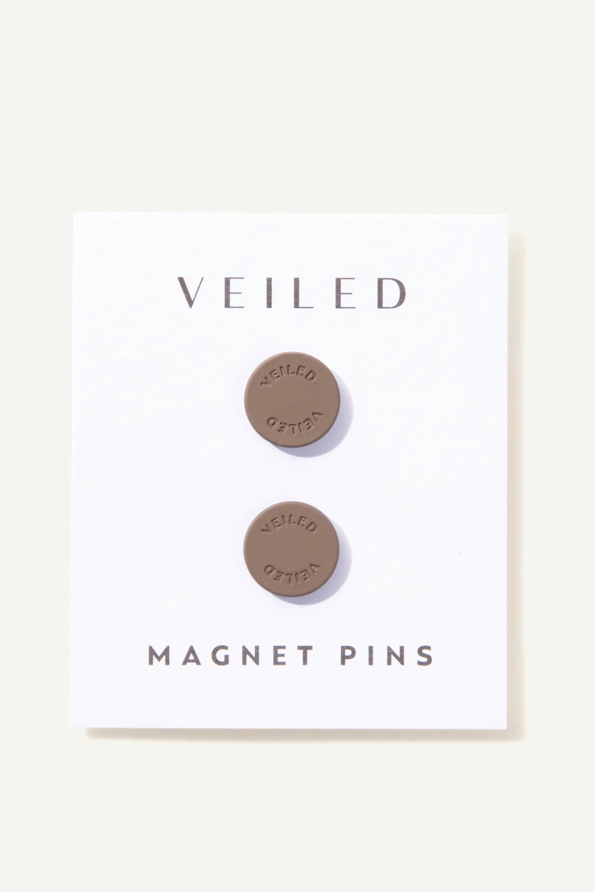 Signature Magnet Pins - Deep Taupe