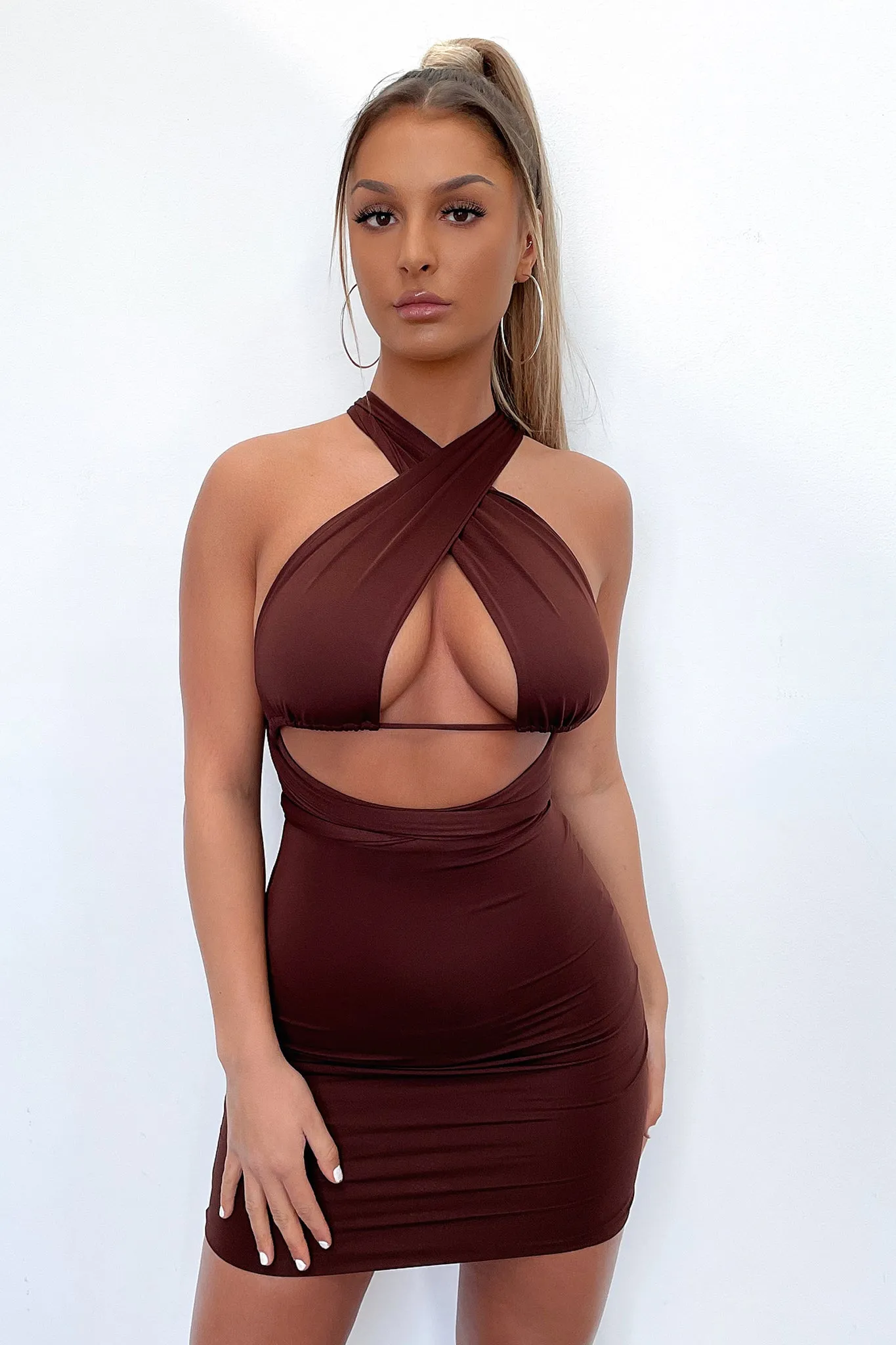 Skyler Dress - Brown