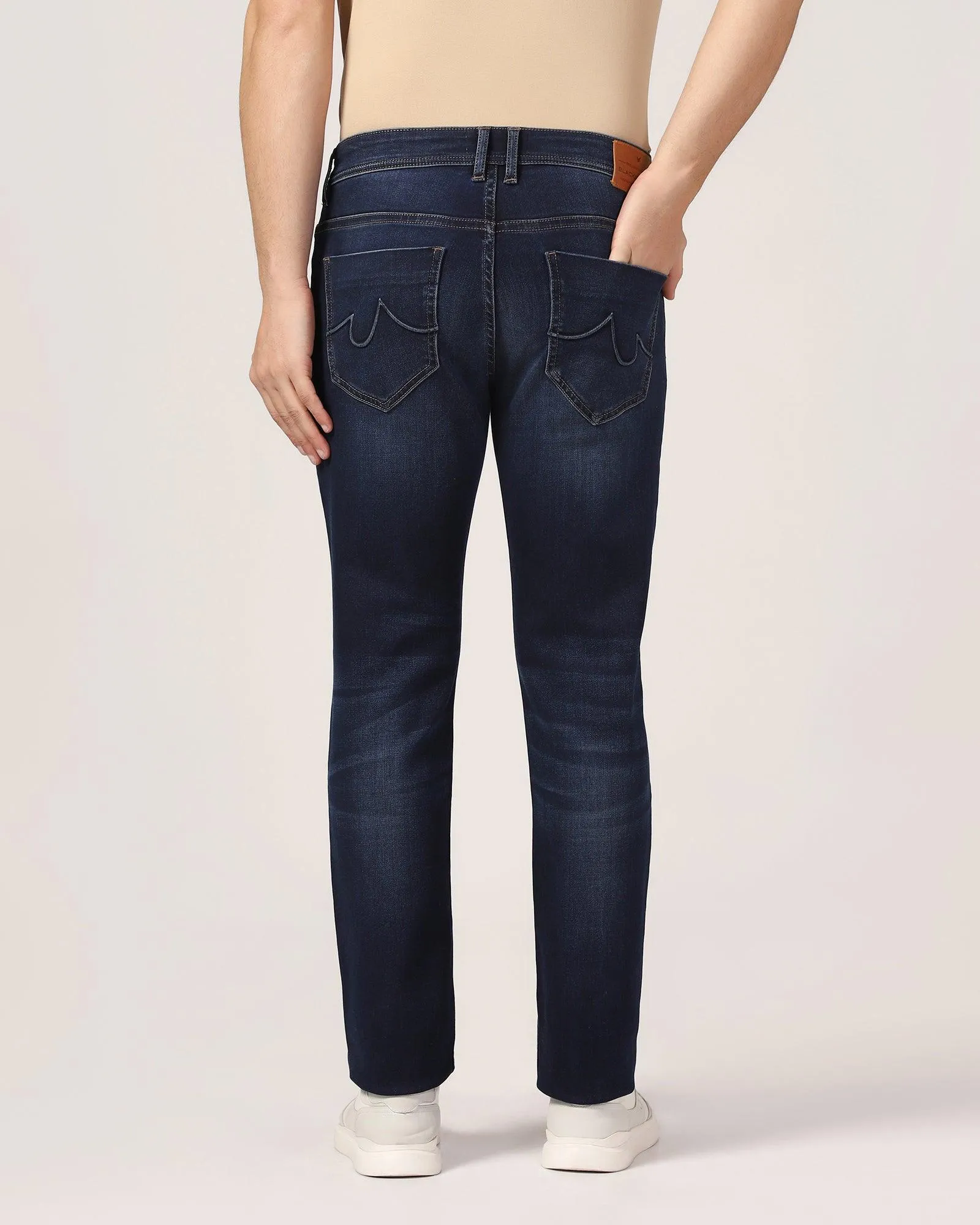 Slim Yonk Fit Indigo Textured Jeans - Miguel