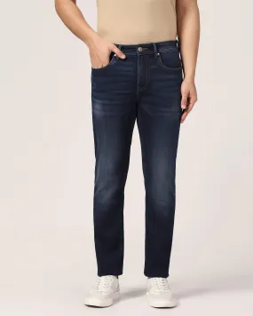 Slim Yonk Fit Indigo Textured Jeans - Miguel