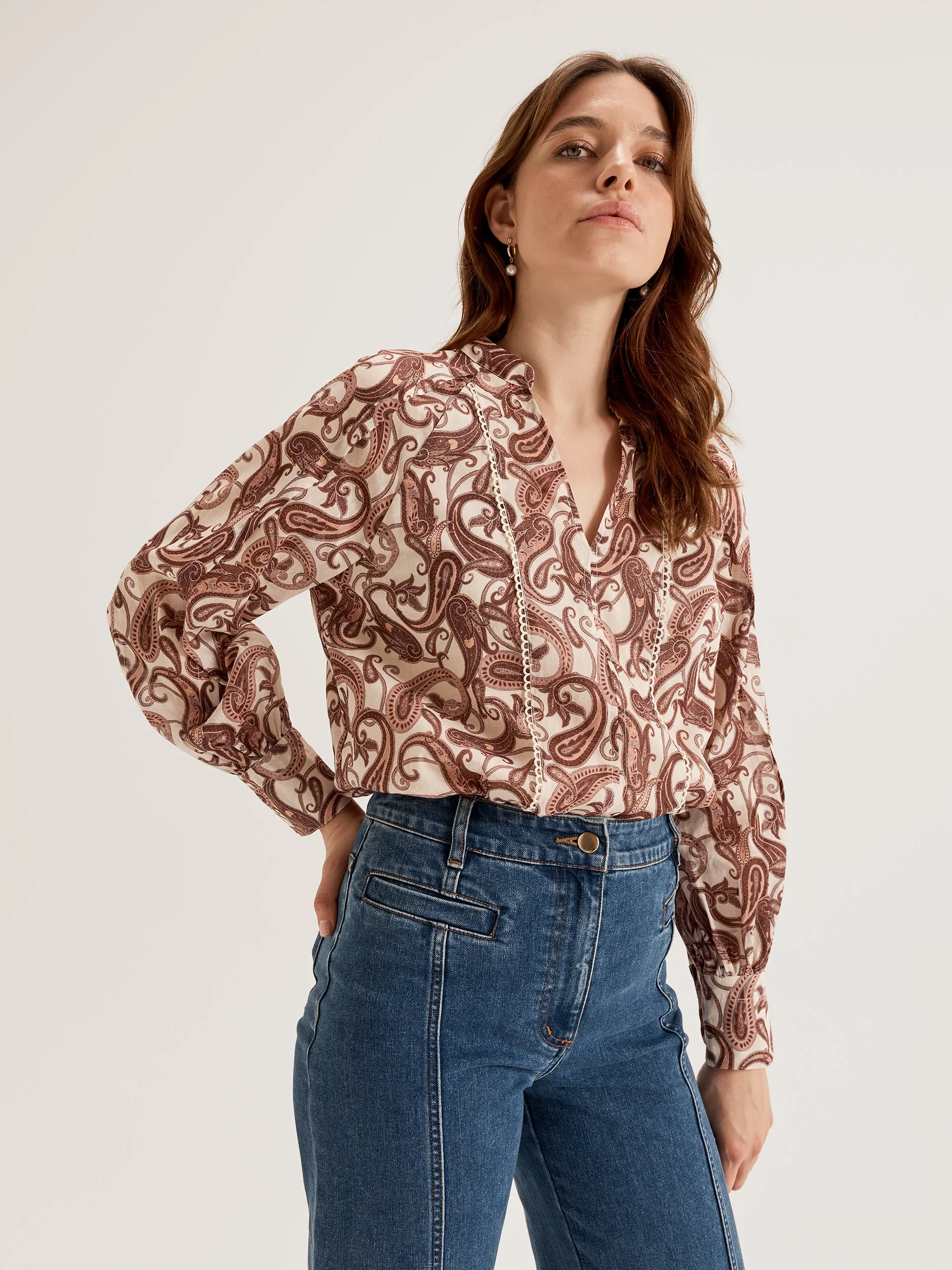 Sorrento Paisley Blouse