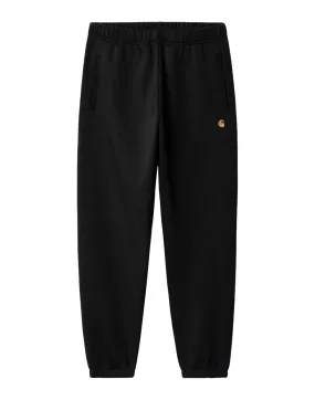 Sweatpants man I033667 00FXX CHASE SWEATPANTS BLACK CARHARTT WIP