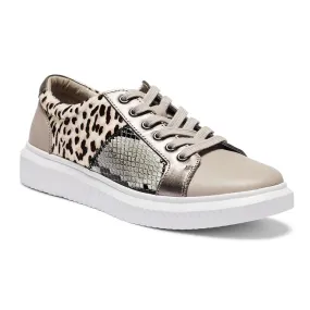 Tangent Sneaker in Grey Snake Leather