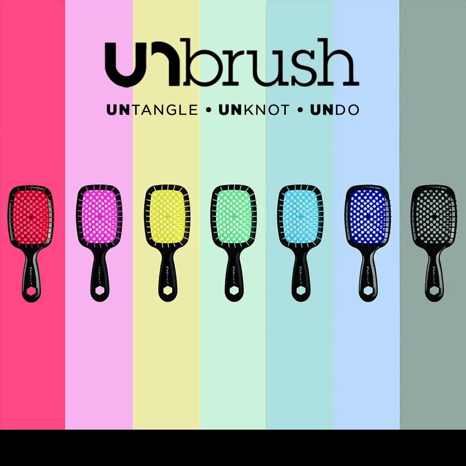 Unbrush Wet & Dry Detangling Brush for Coarse Hair