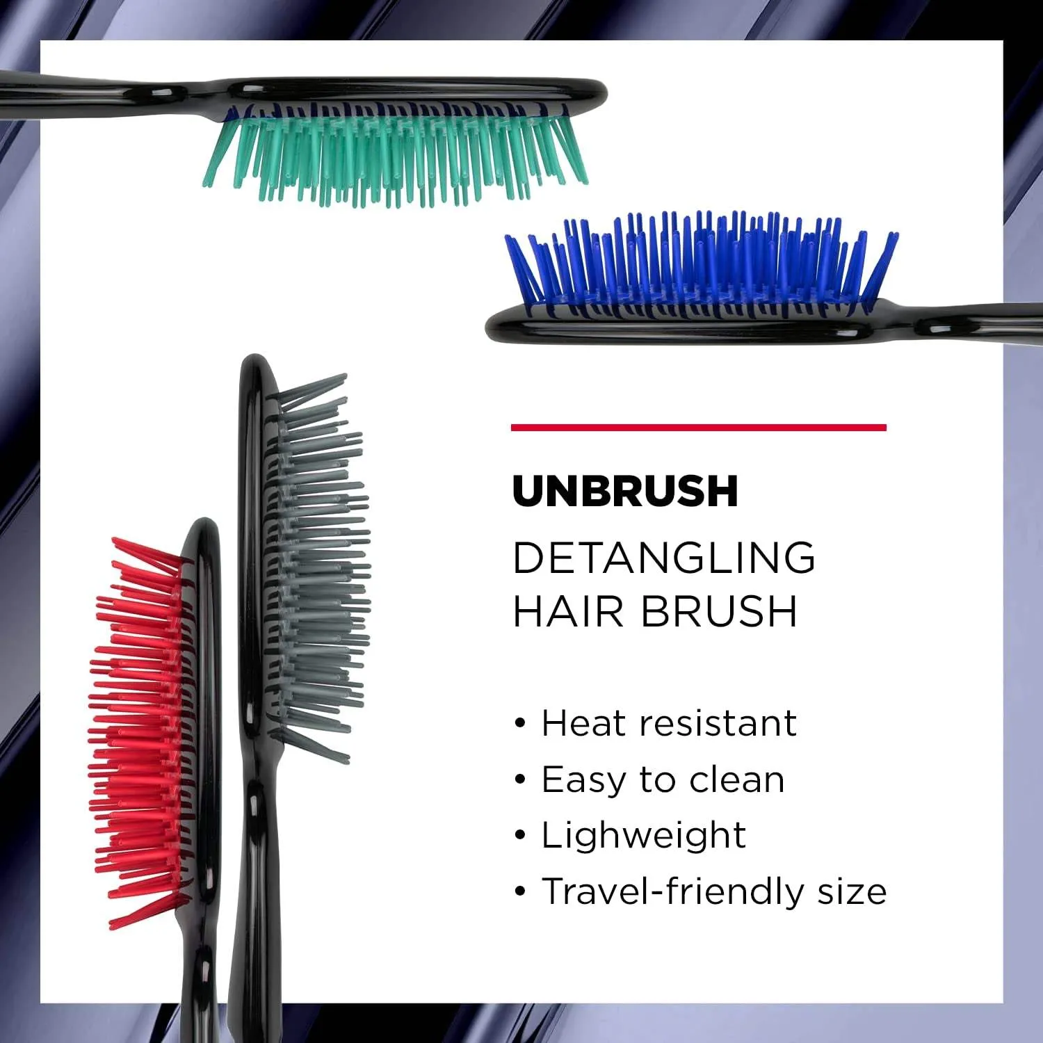 Unbrush Wet & Dry Detangling Brush for Coarse Hair