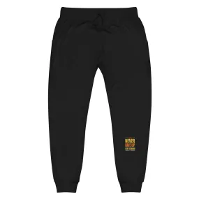 Unisex fleece sweatpants Black