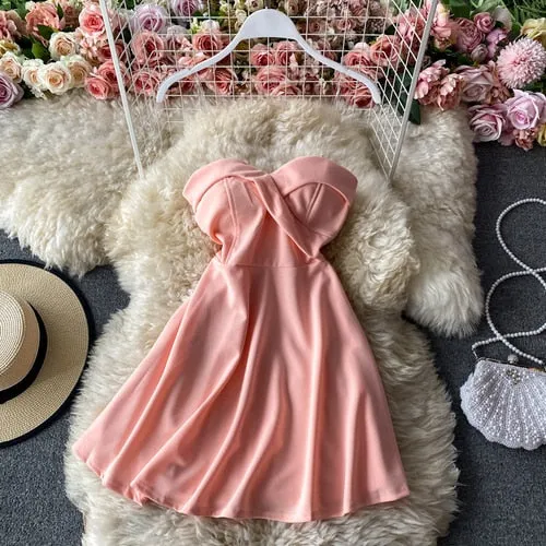 Women Spaghetti Strap Party Dress