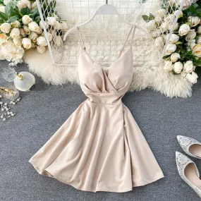 Women Spaghetti Strap Party Dress