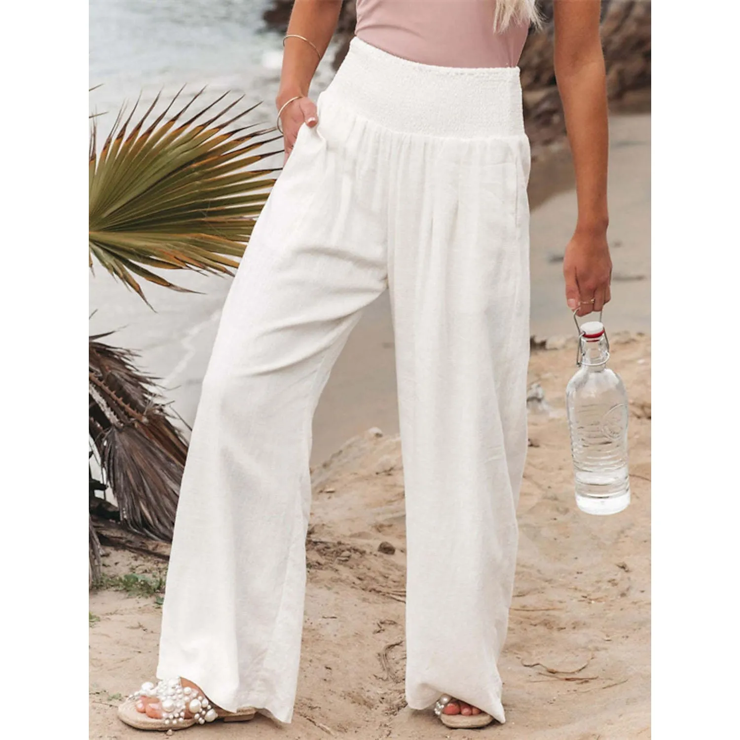 Women's High Waist Loose Wide Leg Pants