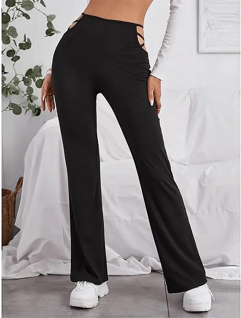 Women's Sexy Pants With High Waist / Alternative Fashion Loose Trousers