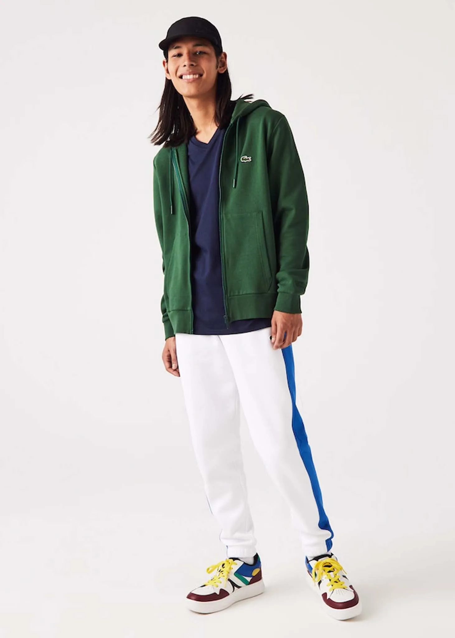 Zip through hoodie - green